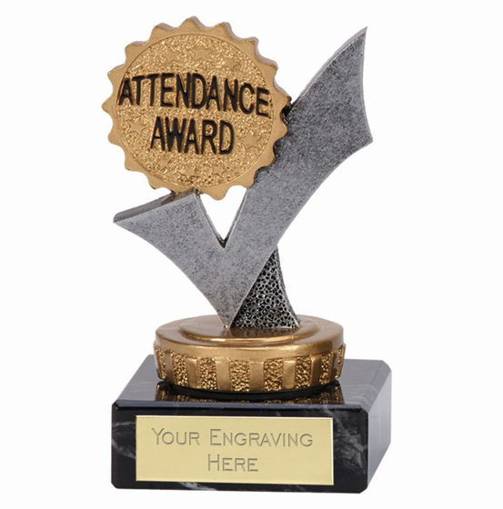 Flexx Classic Attendance Award (asgt) (3.75 Inch (9.5cm))