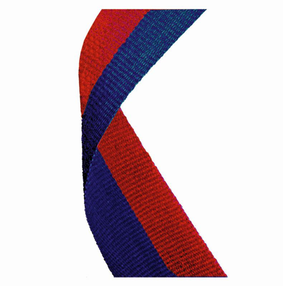Medal Ribbon Red & Blue (red/blue) (7/8 x 32 Inch (22x810mm))