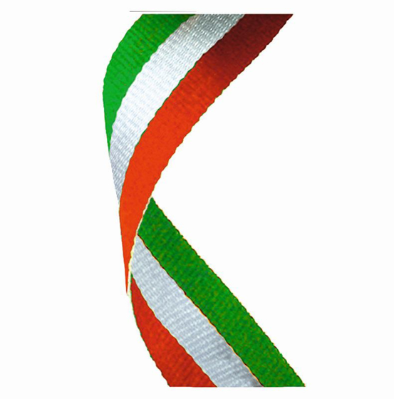 Medal Ribbon Red White & Green (red/white/green) (7/8 x 32 Inch (22x810mm))