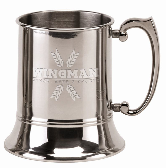 Vision Polished Tankard (stainless Steel) (20oz (1 pint))
