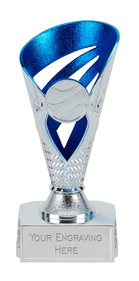 Voyager Cup Silver/blue (n) (silver/blue) (6 Inch (15cm))