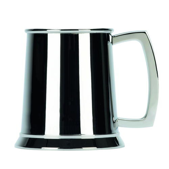 1 Pint Stainless Steel Tankard - Plain (1pt)