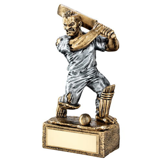Brz/pew Cricket 'beasts' Figure Trophy - 6.75in (171mm)