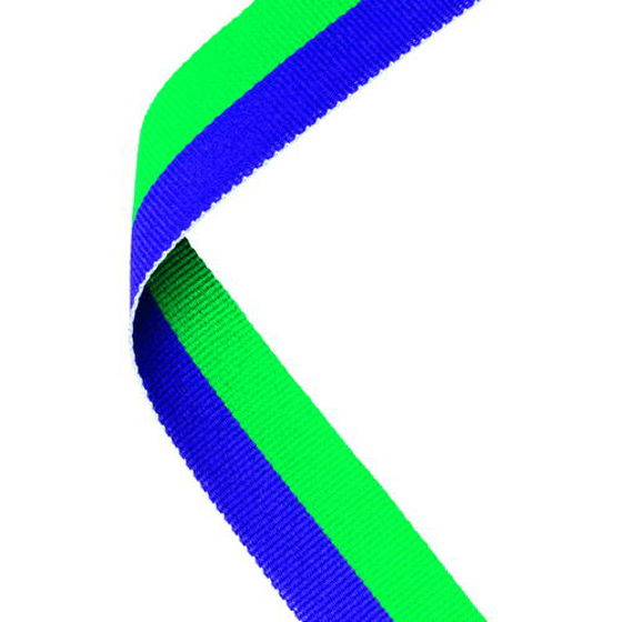 Medal Ribbon Purple/green - 30 X 0.875in (762 X 22mm)