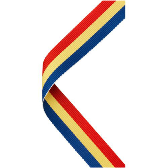 Medal Ribbon Red/yellow/blue - 30 X 0.875in (762 X 22mm)