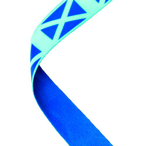 Medal Ribbon Scottish Flag - 30 X 0.875in (762 X 22mm)