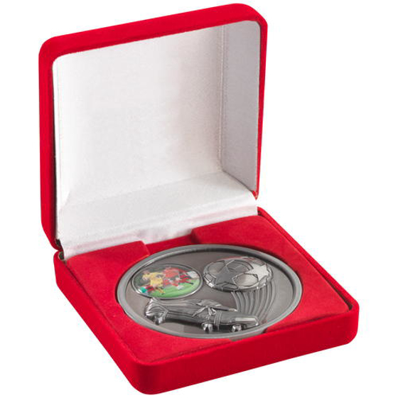 Deluxe Red Medal Box - (50/60/70mm Recess) 3.5in (89mm)