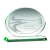 Jade Glass Oval (10mm Thick) - 4.75 X 6.75in (121mm X 171mm)