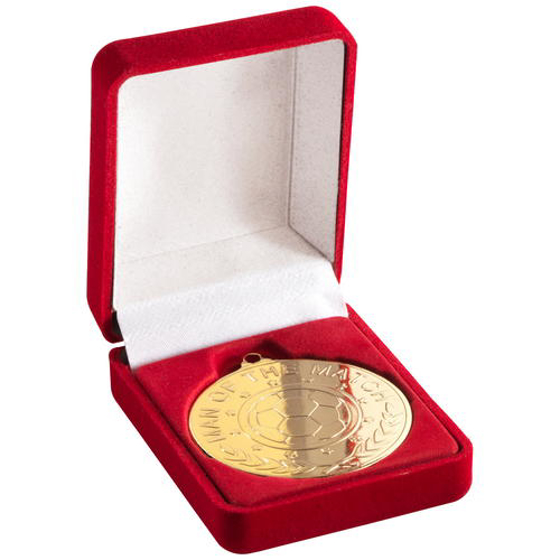 Deluxe Red Medal Box - (40/50mm Recess) 3in (76mm)