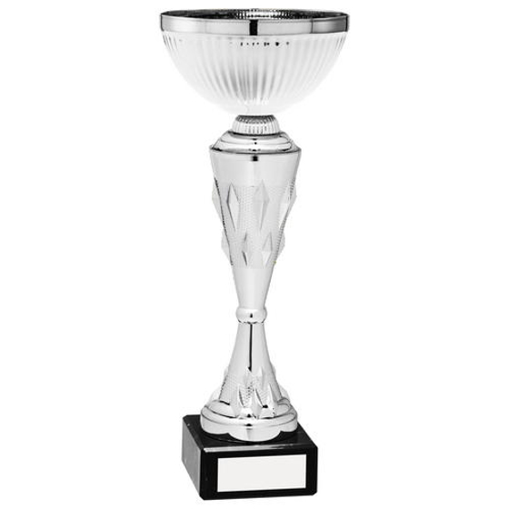 Silver Diamond Stem Trophy - 12in (305mm)