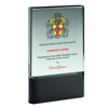 Picture of Clear Glass Plaque On Black Base (30mm Thick) - 9in (229mm)