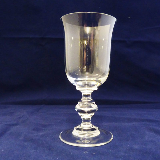 Small Plain Glass Goblet. 155mm