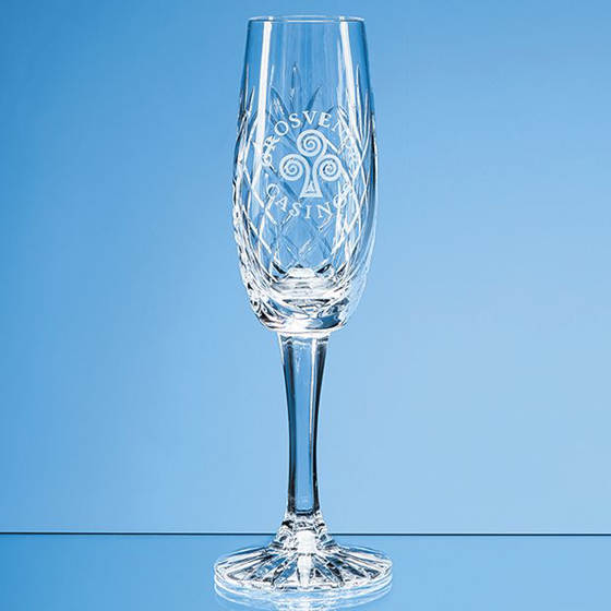 Glencoe Lead Crystal Panel Champagne Flute 165ml