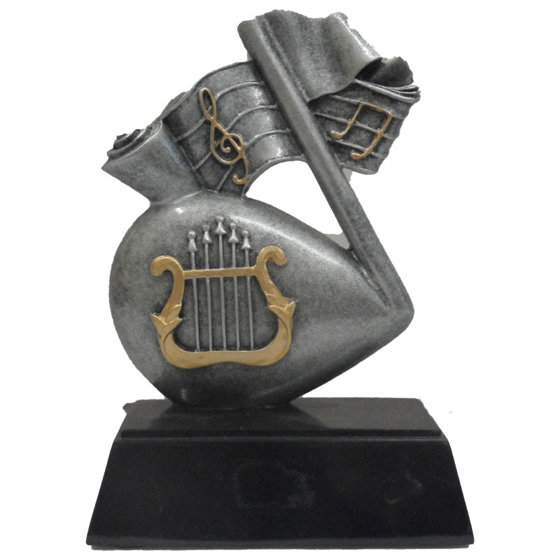 Silver Music Note Award 140mm