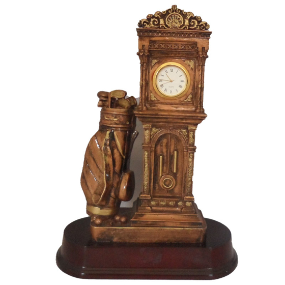 Golfers Grandfather Clock 260mm