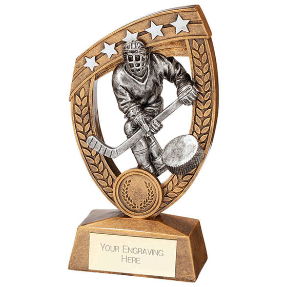 Patriot Ice hockey Resin Plaque 160mm