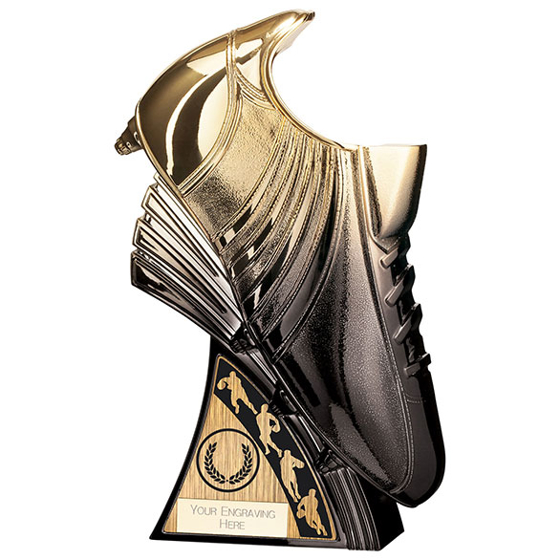Power Boot Heavyweight Rugby Award Gold to Black 230mm