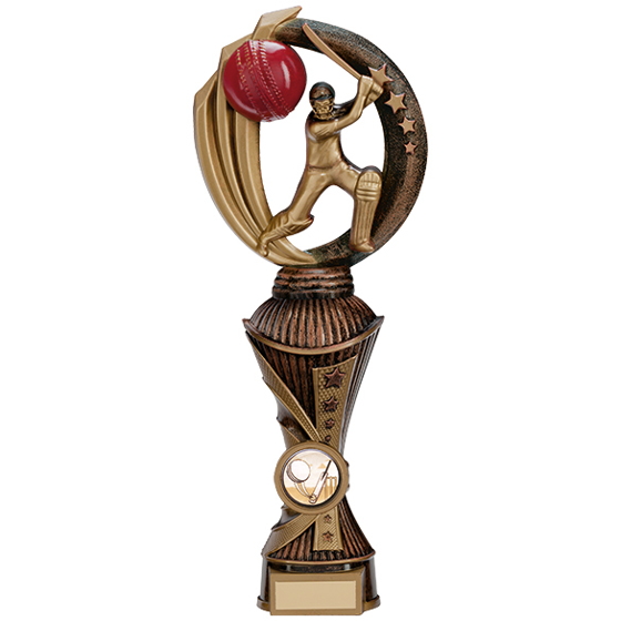 Renegade Cricket Heavyweight Award Antique Bronze & Gold 260mm