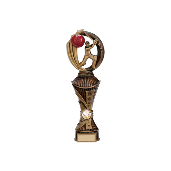 Renegade Cricket Heavyweight Award Antique Bronze & Gold 300mm