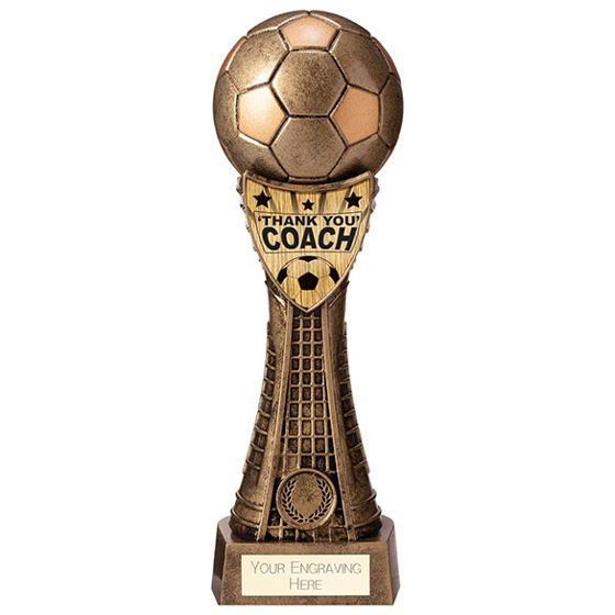 Valiant Football Coach Thanks Award 275mm