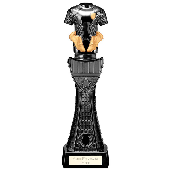 Picture of Black Viper Tower Football Strip Award 320mm
