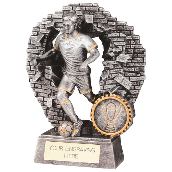 Picture of Blast Out Male Football Resin Award 130mm