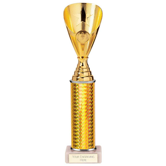 Picture of Rising Stars Plastic Trophy Gold 305mm