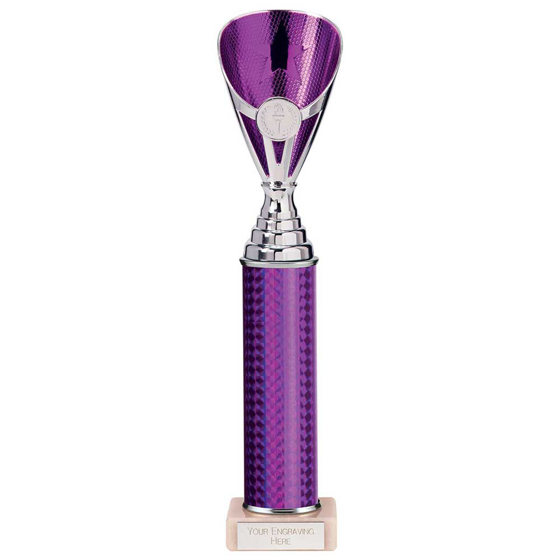 Picture of Rising Stars Plastic Trophy Purple 330mm