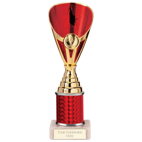 Picture of Rising Stars Plastic Trophy Red 230mm