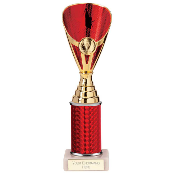 Picture of Rising Stars Plastic Trophy Red 255mm