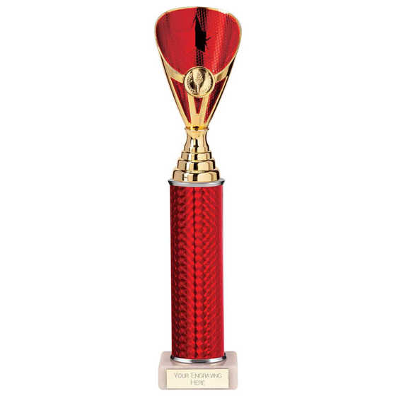 Picture of Rising Stars Plastic Trophy Red 330mm