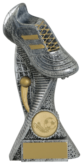 Picture of Ultra Antique Silver/Gold Football Boot Pedestal  Award 6.25" 160mm