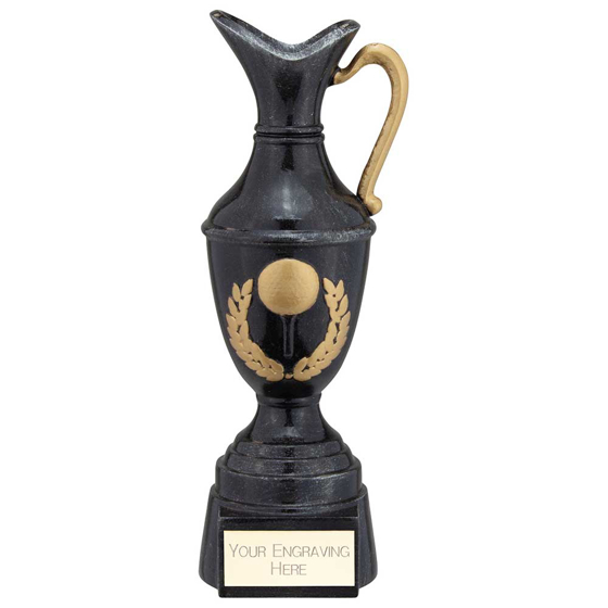 Picture of Claret Jug Golf Resin Award Antique Black & Gold 135mm