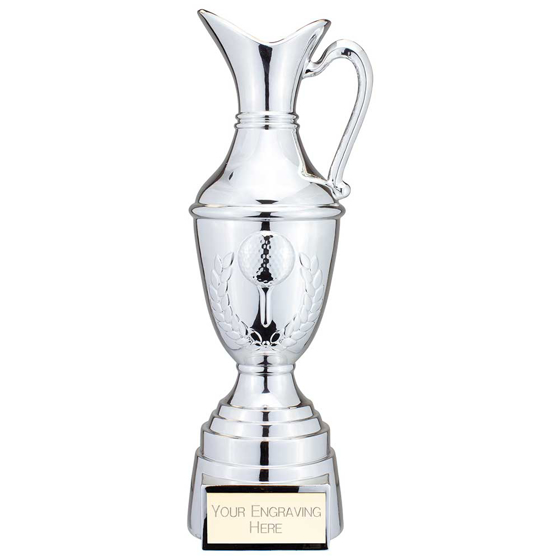 Picture of Claret Jug Golf Resin Vacuum Plated Silver 250mm