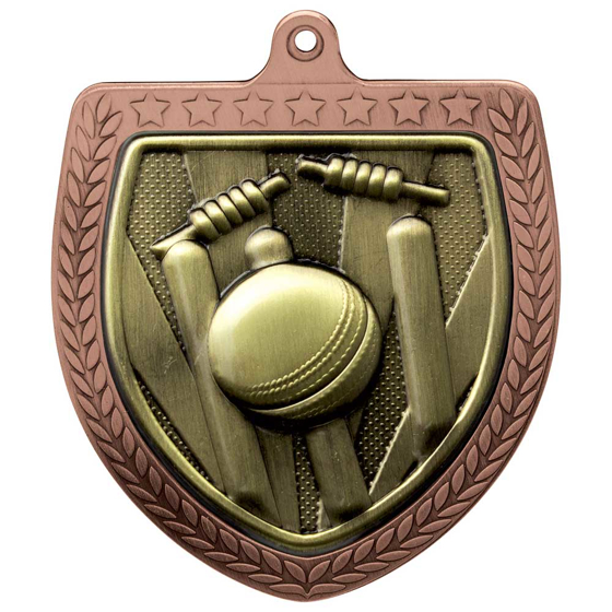 Picture of Cobra Cricket Shield Medal Bronze 75mm