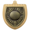 Picture of Cobra Golf Longest Drive Shield Medal Gold 75mm
