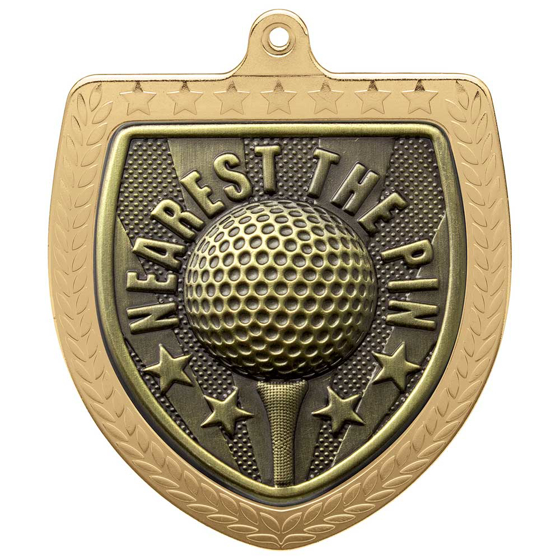 Picture of Cobra Golf Nearest the pin Shield Medal Gold 75mm