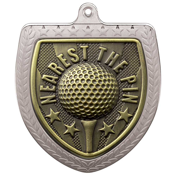 Picture of Cobra Golf Nearest the pin Shield Medal Silver 75mm