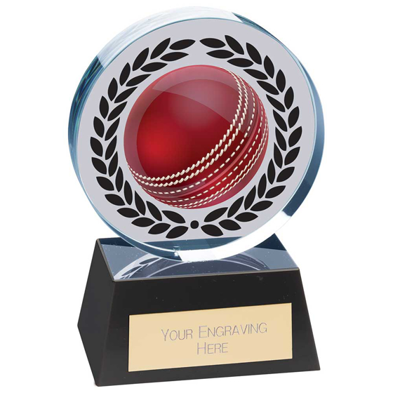 Picture of Emperor Cricket Crystal Award 125mm