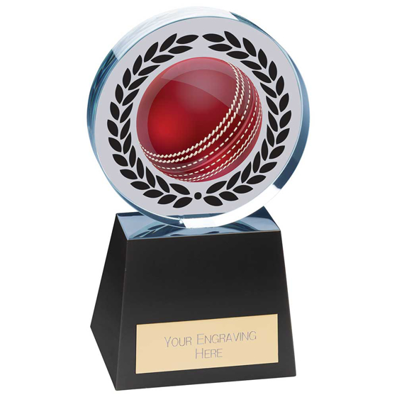 Picture of Emperor Cricket Crystal Award 155mm