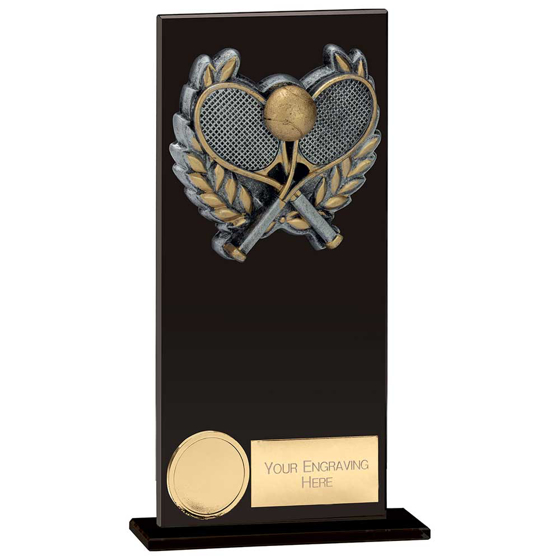 Picture of Euphoria Hero Tennis Glass Award Jet Black 180mm