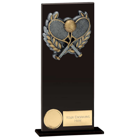 Picture of Euphoria Hero Tennis Glass Award Jet Black 200mm