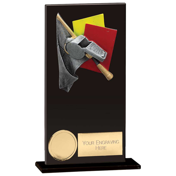 Picture of Hero Referee Glass Award Jet Black 160mm