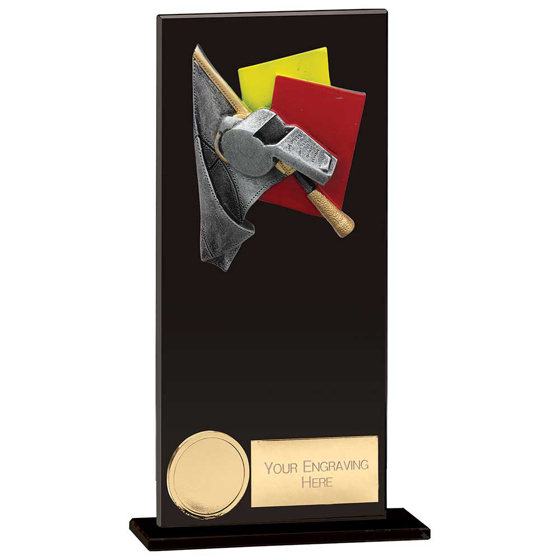 Picture of Hero Referee Glass Award Jet Black 180mm