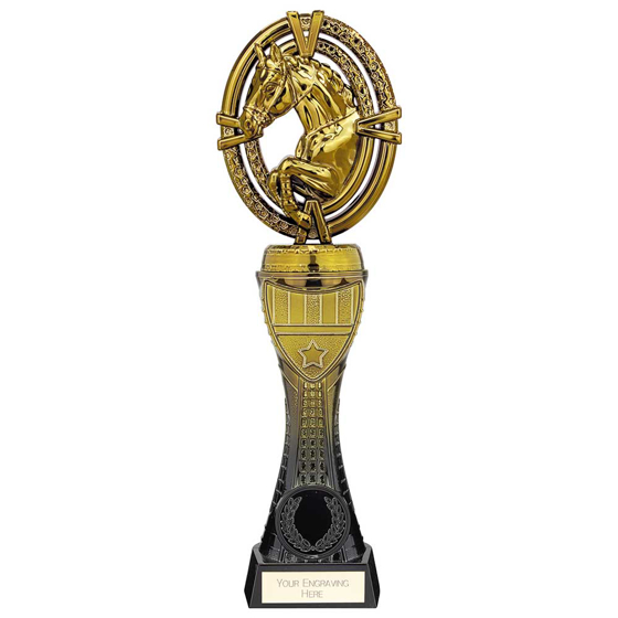 Picture of Maverick Heavyweight Equestrian Award Black & Gold 230mm