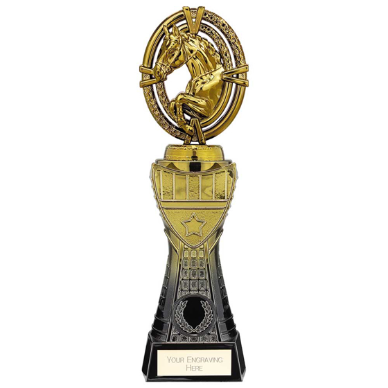 Picture of Maverick Heavyweight Equestrian Award Black & Gold 250mm