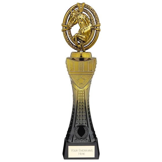 Picture of Maverick Heavyweight Equestrian Award Black & Gold 290mm