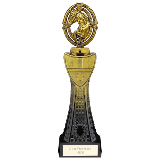 Picture of Maverick Heavyweight Equestrian Award Black & Gold 315mm