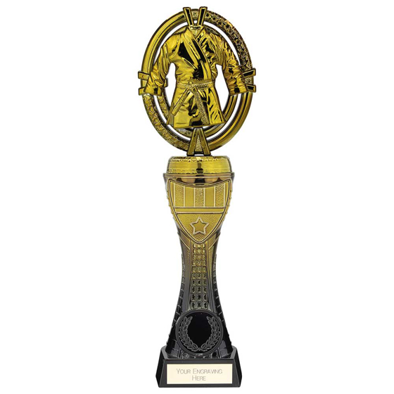 Picture of Maverick Heavyweight Martial Arts Award Black & Gold 230mm