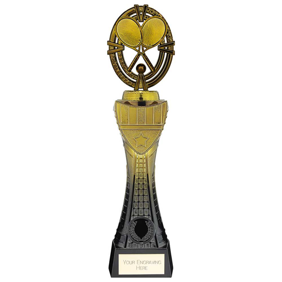 Picture of Maverick Heavyweight Tennis Award Black & Gold 290mm